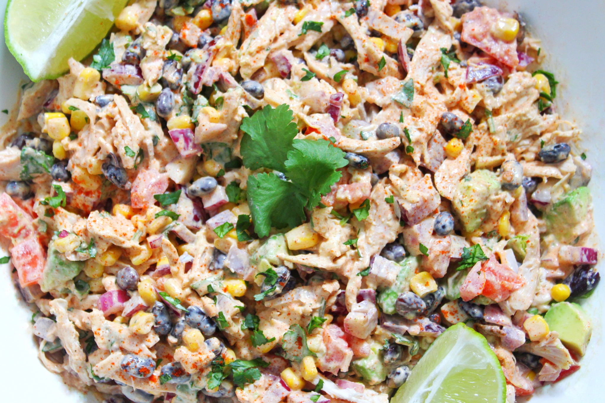 Southwest Chicken Salad - The Peachee Pear
