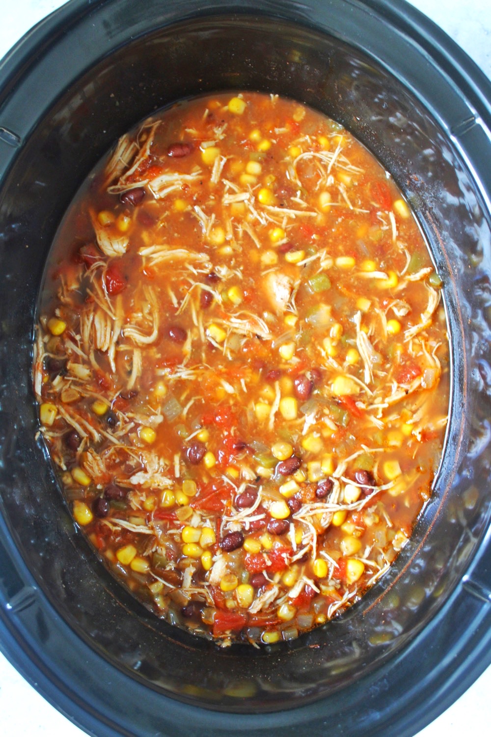 Chicken Taco Soup (Crockpot)