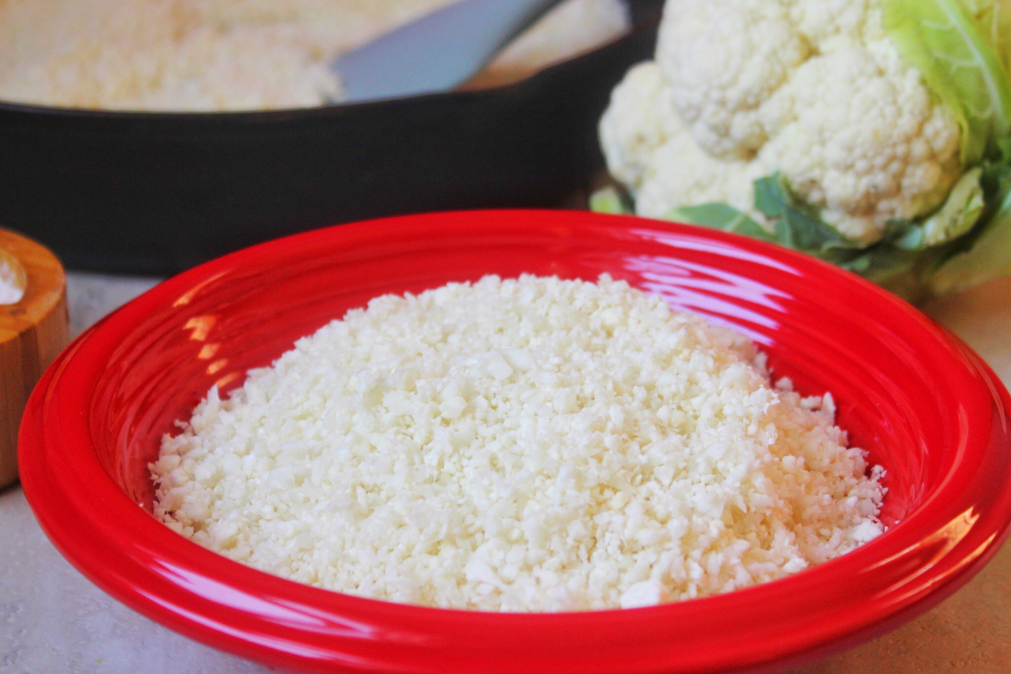 How to Make Cauliflower Rice- The Peachee Pear
