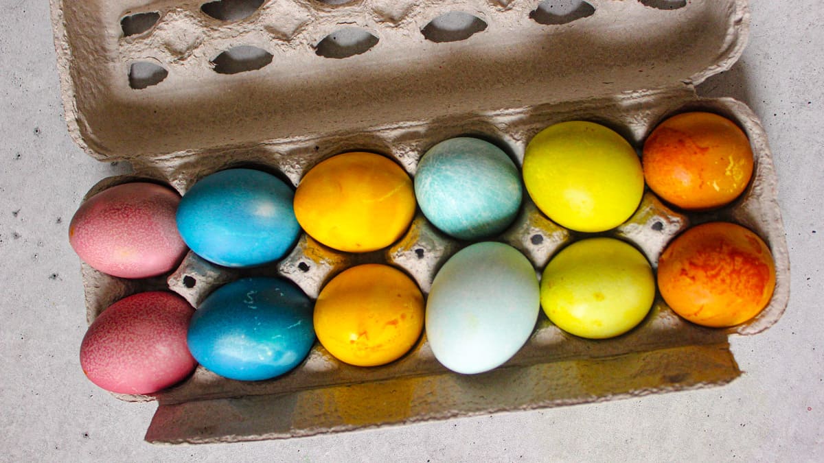 Natural Easter Egg Dye The Peachee Pear